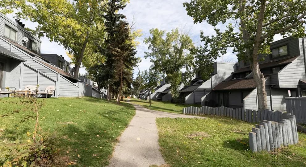 Door installation in Queens Park Village Calgary